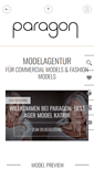 Mobile Screenshot of paragonmodels.com